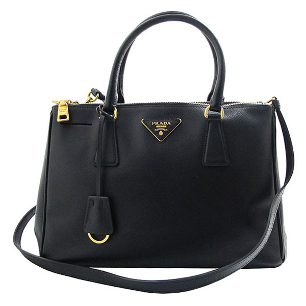Prada(�����) 1801 SAFFIANO LUX NERO ���ǾƳ� ���� ���� ����ΰ� ��Ʈ�� + �����Ʈ�� 2WAY [��õ��] �̹���2 - ���̺��� �߰���ǰ