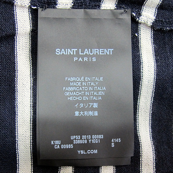 SAINTLAURENT PARIS(���ζ��ĸ�) 13SS 338909 Y1EG1 ���̺�+ȭ��Ʈ ������ ���� Ƽ���� [���빮��] �̹���4 - ���̺��� �߰���ǰ