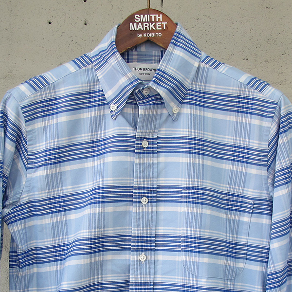 THOM BROWNE(�����) MWL001 AW8169 �� 100% ����+���̺� üũ ������ ���� [���빮��] �̹���2 - ���̺��� �߰���ǰ