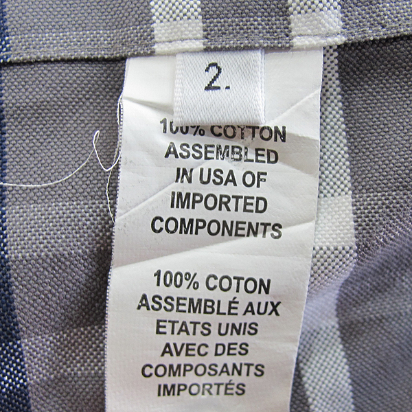 THOM BROWNE(�����) 13FW �� 100% �׷���+���̺� üũ ������ ���� [���빮��] �̹���4 - ���̺��� �߰���ǰ