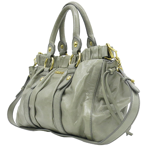 MiuMiu(�̿�̿�) RT0383 VITELLO LUX ��Ƽ�� �׷��� ����ΰ� �Ÿ� ��Ʈ�� + �����Ʈ�� 2WAY �̹���3 - ���̺��� �߰���ǰ