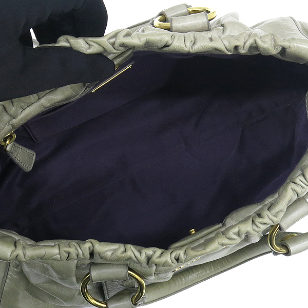 MiuMiu(�̿�̿�) RT0383 VITELLO LUX ��Ƽ�� �׷��� ����ΰ� �Ÿ� ��Ʈ�� + �����Ʈ�� 2WAY �̹���6 - ���̺��� �߰���ǰ