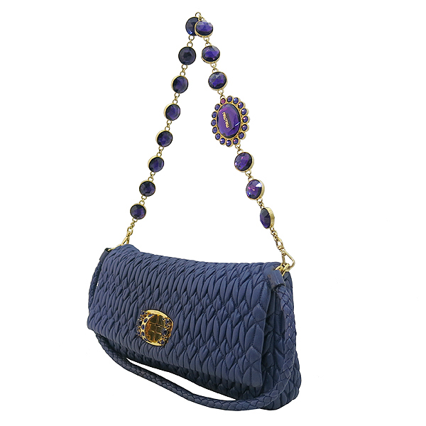 MiuMiu(�̿�̿�) RP0233 ���� ũ����Ż ���� ����Ų ��Ʈ��� ��� Ŭ��ġ + [������Ʈ�� / ũ����Ż��Ʈ�� ] [�λ꼾�Һ���] �̹���3 - ���̺��� �߰���ǰ