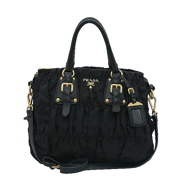 Prada(�����) BN1336 TESSUTO GAUFRE NERO ���� �к긯 ������ ���� ȥ�� ����ΰ� ��Ʈ�� + �����Ʈ�� 2WAY [�λ꼾�Һ���] �̹���2 - ���̺��� �߰���ǰ