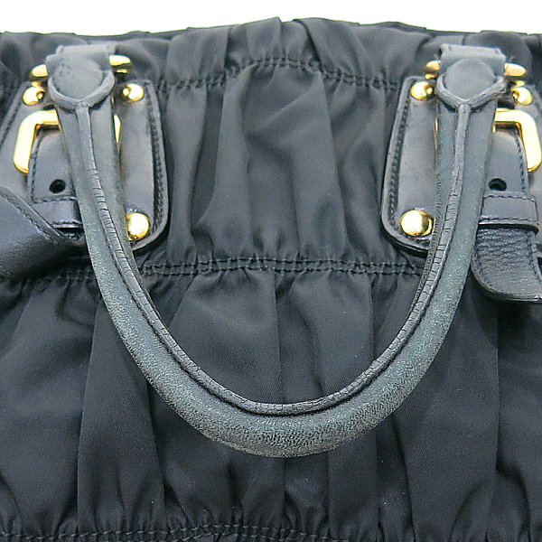 Prada(�����) BN1336 TESSUTO GAUFRE NERO ���� �к긯 ������ ���� ȥ�� ����ΰ� ��Ʈ�� + �����Ʈ�� 2WAY [�λ꼾�Һ���] �̹���5 - ���̺��� �߰���ǰ