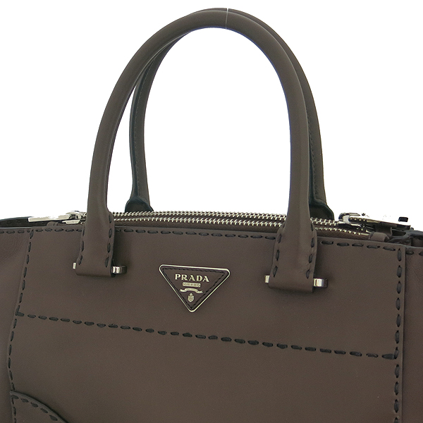 Prada(�����) B2861K CITY CALF ���� �÷� ���ϵ� ��Ƽġ 2WAY [���빮��] �̹���4 - ���̺��� �߰���ǰ