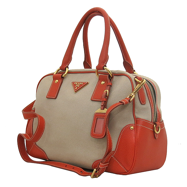 Prada(�����) BL0713 CANAPA CINGHIAL �ڰ��� ������ ���� ȥ�� �ﰢ ����ΰ� ��Ʈ�� + �����Ʈ�� 2W �̹���2 - ���̺��� �߰���ǰ
