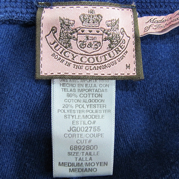 JUICY COUTURE(��� �ٶٸ�) ���̺� Ʈ���̴� ���� [���빮��] �̹���4 - ���̺��� �߰���ǰ