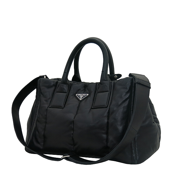 Prada(�����) BN2647 NAPPA BOMBER NERO ����Ų ���� ���� ���� �ﰢ�ΰ� ��Ʈ�� + �����Ʈ�� 2WAY [�λ꼾�Һ���] �̹���2 - ���̺��� �߰���ǰ