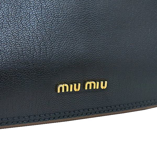 MiuMiu(�̿�̿�) 5BD021 MADRAS LUX + SOFT NERO ����� ���� �������� ���ں��� ���� ������ ����ü�� �÷� ��Ʈ�� + �����Ʈ�� 2WAY [2016�� ������] [�λ꼾�Һ���] �̹���3 - ���̺��� �߰���ǰ