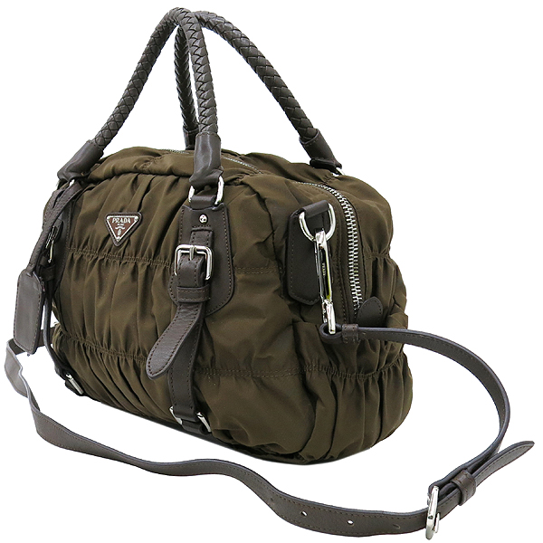 Prada(�����) BL0397 �ﰢ �ΰ� ��� �к긯 ������ ���� ��Ʈ�� + ��� ��Ʈ�� �̹���3 - ���̺��� �߰���ǰ