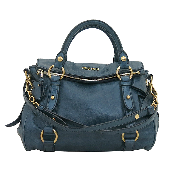 MiuMiu(�̿�̿�) RT0438 ���̺� (VITELLO LUX) ���ڷη��� ������� ���� �ΰ� 2WAY [�λ꼾�Һ���] �̹���2 - ���̺��� �߰���ǰ