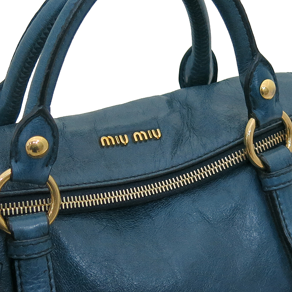 MiuMiu(�̿�̿�) RT0438 ���̺� (VITELLO LUX) ���ڷη��� ������� ���� �ΰ� 2WAY [�λ꼾�Һ���] �̹���4 - ���̺��� �߰���ǰ