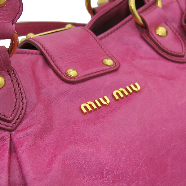 MiuMiu(�̿�̿�) RN0686 ����ΰ� ��� ��ũ���� 2WAY [�λ꼾�Һ���] �̹���4 - ���̺��� �߰���ǰ