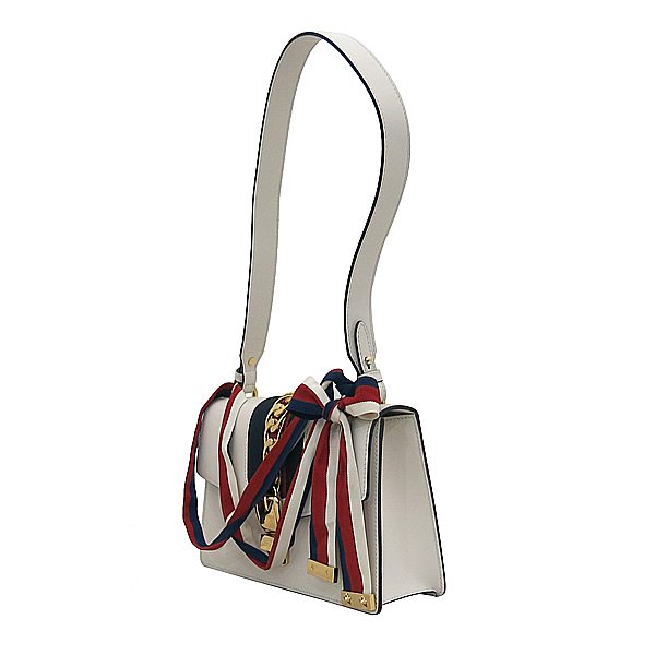 Gucci(����) 421882 Gucci Sylvie �Ǻ� ���� ������ ��Ʈ��ó�� ����ȭ��Ʈ���� ����� + ��Ʈ�� 2WAY [2016�� F/W] [�λ꼾�Һ���] �̹���2 - ���̺��� �߰���ǰ