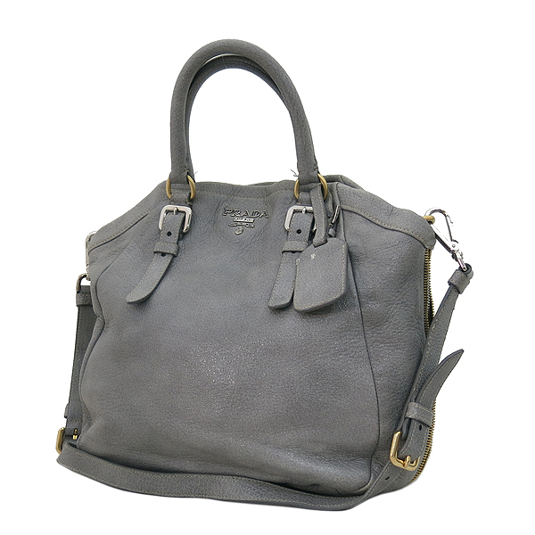 Prada(�����) BN1695 CERVO LUX ASTRO �ǹ���Ż�� �ƿ�����ü�� ����ΰ� ��Ʈ�� + �����Ʈ�� 2WAY [�λ꼾�Һ���] �̹���3 - ���̺��� �߰���ǰ