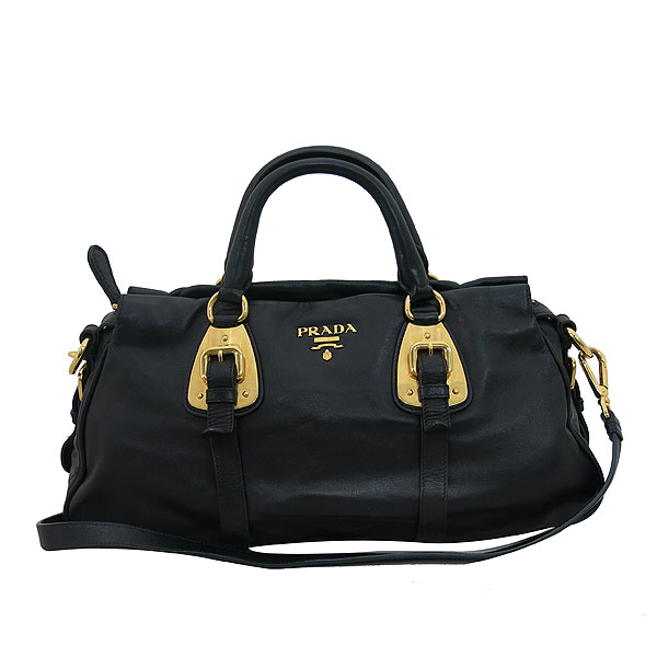 Prada(�����) BN1903 SOFT CALF NERO �������� ����ΰ� ��Ʈ�� + �����Ʈ�� 2WAY [�λ꼾�Һ���] �̹���2 - ���̺��� �߰���ǰ