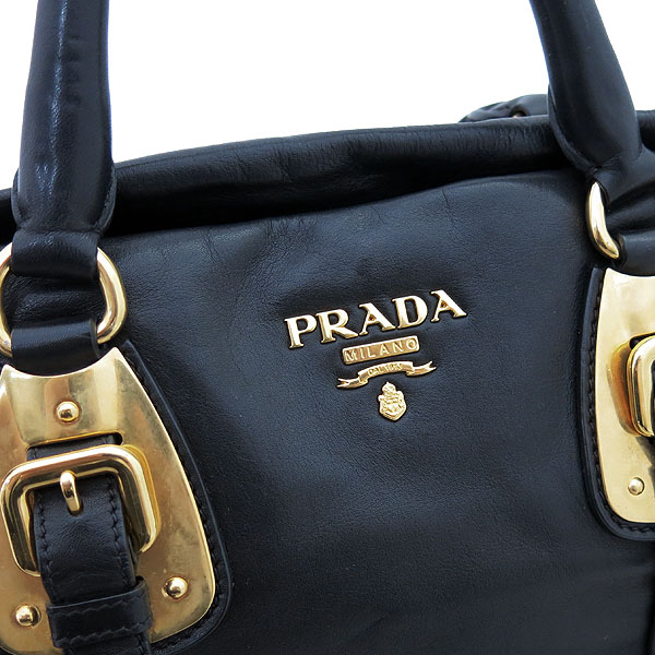 Prada(�����) BN1903 SOFT CALF NERO �������� ����ΰ� ��Ʈ�� + �����Ʈ�� 2WAY [�λ꼾�Һ���] �̹���4 - ���̺��� �߰���ǰ