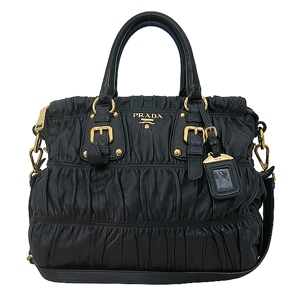 Prada(�����) BN1336 NAPPA GAUFRE NERO ����Ų ���� ���� ������ ����ΰ� ��Ʈ�� + ��� ��Ʈ�� 2WAY [�λ꼾�Һ���] �̹���2 - ���̺��� �߰���ǰ
