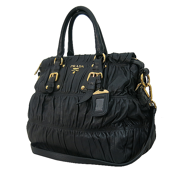Prada(�����) BN1336 NAPPA GAUFRE NERO ����Ų ���� ���� ������ ����ΰ� ��Ʈ�� + ��� ��Ʈ�� 2WAY [�λ꼾�Һ���] �̹���3 - ���̺��� �߰���ǰ