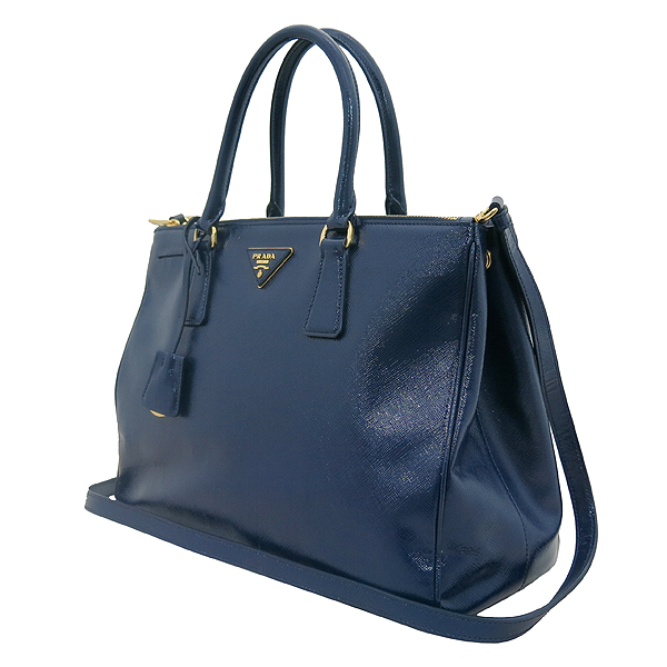 Prada(�����) 1BA274 SAFFIANO VERNIC ROYAL ���ǾƳ� ������ ���� ����ΰ� ��Ʈ�� + �����Ʈ�� 2WAY [�λ꼾�Һ���] �̹���3 - ���̺��� �߰���ǰ