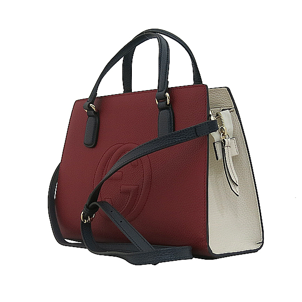 Gucci(����) 431571 SOHO ��ȣ ����Ŀ�� ���巹�� ���̺��� ȥ�� ���̺� ž �ڵ� ��Ʈ�� + �����Ʈ�� 2WAY [�λ꼾�Һ���] �̹���3 - ���̺��� �߰���ǰ