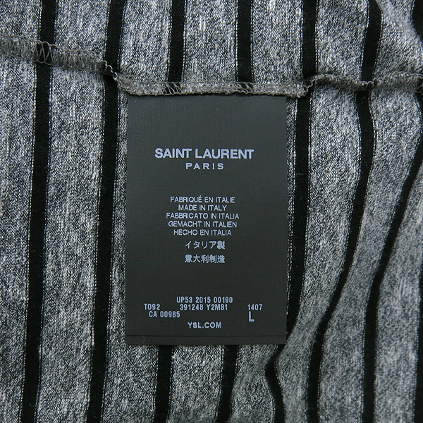 SAINT LAURENT PARIS(���ζ��ĸ�) 391248 2016 S/S �׷��� �÷� ��Ʈ������ Ƽ���� �̹���5 - ���̺��� �߰���ǰ