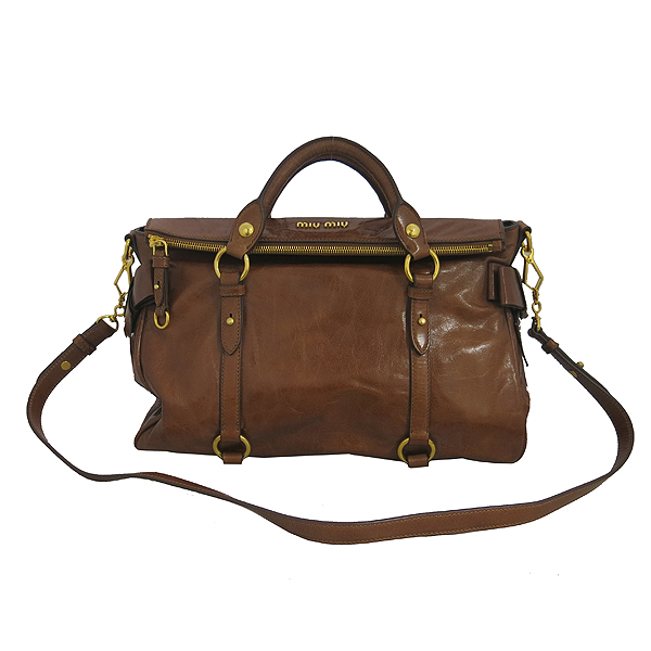 MiuMiu(�̿�̿�) RT0365 VITELLO LUX ���� ���� ���� ��� ���� �ΰ� 2WAY [���빮��] �̹���2 - ���̺��� �߰���ǰ