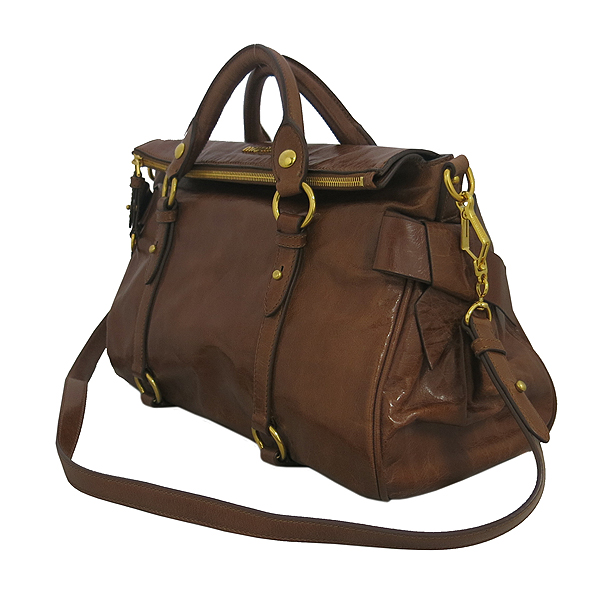 MiuMiu(�̿�̿�) RT0365 VITELLO LUX ���� ���� ���� ��� ���� �ΰ� 2WAY [���빮��] �̹���3 - ���̺��� �߰���ǰ