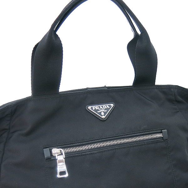 Prada(�����) BR4376 TESSUTO NERO ���� �к긯 �ﰢ ����ΰ� ���� ��Ʈ�� + �����Ʈ�� 2WAY [�λ꼾�Һ���] �̹���4 - ���̺��� �߰���ǰ