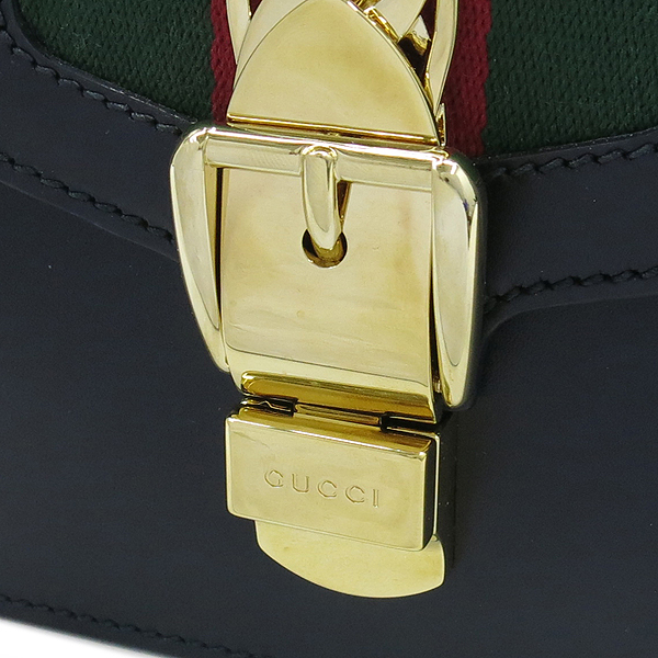 Gucci(����) 421882 Gucci Sylvie �Ǻ� ���� ������ ��Ʈ��ó�� �������� ����� + ��Ʈ�� 2WAY [2016�� F/W] �̹���4 - ���̺��� �߰���ǰ
