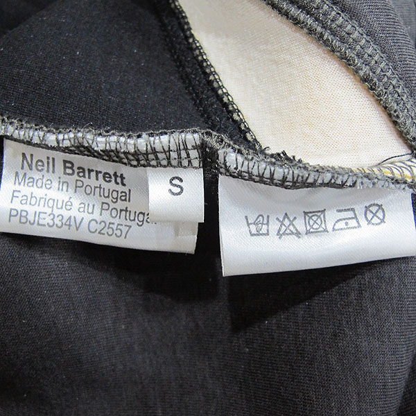 NEIL BARRETT(�ҹٷ�) PBJE334V ������Ʈ�� �׿����� ������ ������ Ƽ���� [���빮��] �̹���4 - ���̺��� �߰���ǰ