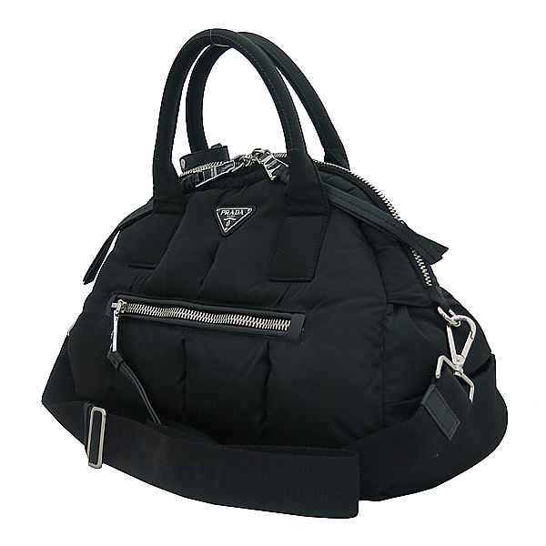 Prada(�����) BL0881 �ﰢ �ΰ� ��� TESSUTO BOMBER ���� �к긯 �е� ��Ʈ�� + ��� ��Ʈ�� 2WAY [�λ꼾�Һ���] �̹���3 - ���̺��� �߰���ǰ