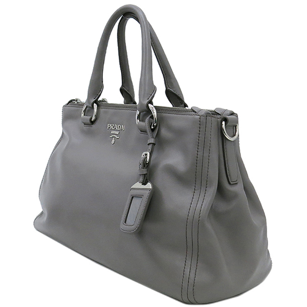 Prada(�����) BN2324 SOFT CALF ����Ʈ ī����Ų �׷��� ARGILLA  ����ΰ� ��Ʈ�� + �����Ʈ�� 2WAY �̹���3 - ���̺��� �߰���ǰ