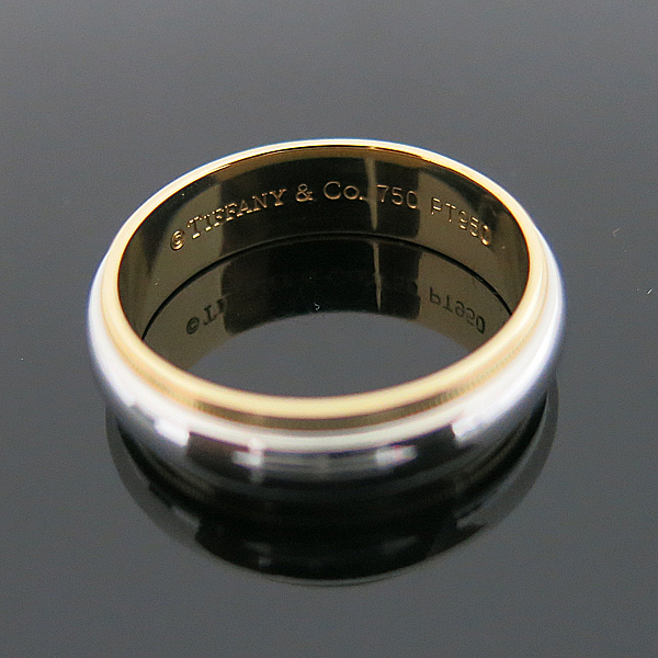 Tiffany(Ƽ�Ĵ�) PT950(�÷�Ƽ��) + 18K ��� �޺� �б׷��� 6MM ���� - 22.5ȣ [�λ꼾�Һ���] �̹���3 - ���̺��� �߰���ǰ