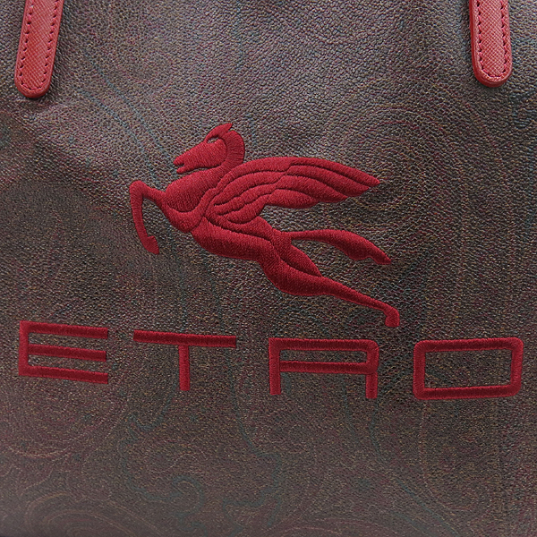 Etro(��Ʈ��) 1B374 �ΰ� ������ PVC ���� �÷� Ʈ���� ���� ����� + ���� �Ŀ�ġ �̹���3 - ���̺��� �߰���ǰ