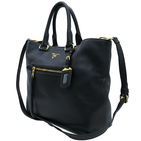 Prada(�����) BN2754 VIT.DAINO NERO �������� ����ΰ� ����Ʈ ���� ���� ��Ʈ�� + �����Ʈ�� 2WAY �̹���3 - ���̺��� �߰���ǰ
