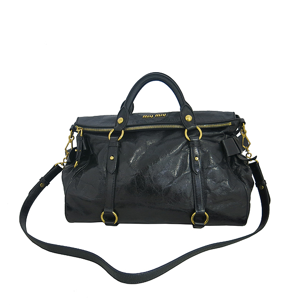 MiuMiu(�̿�̿�) RT0365 VITELLO LUX ���� ���� ���� ��� ���� �ΰ� 2WAY [���빮��] �̹���2 - ���̺��� �߰���ǰ
