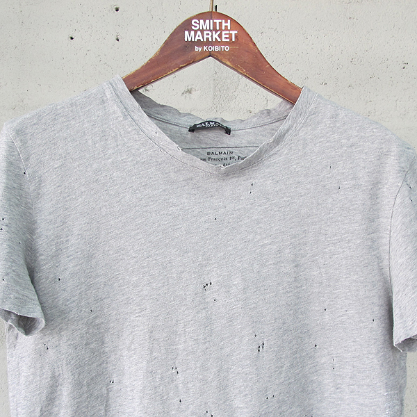 Balmain(�߸�) �׷��� �÷� �Ѿ� ��Ʈ���̵� ���� Ƽ���� [���빮��] �̹���2 - ���̺��� �߰���ǰ