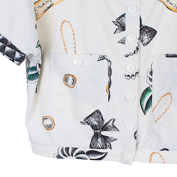 Chanel(����) P06930V04742 ȭ��Ʈ ���Ϸ� �����ؽ� ������ ������ ��ư ���� ž �̹���3 - ���̺��� �߰���ǰ