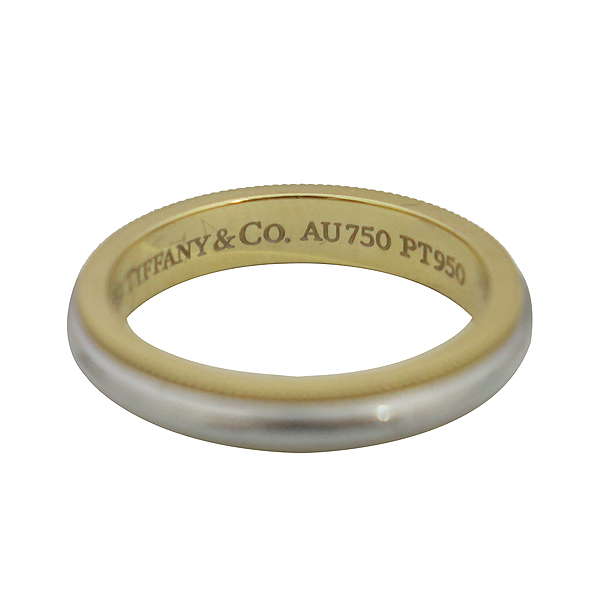 Tiffany(Ƽ�Ĵ�) PT950(�÷�Ƽ��) + 18K ��� �޺� �б׷��� 3MM ����-9.5ȣ [���빮��] �̹���4 - ���̺��� �߰���ǰ