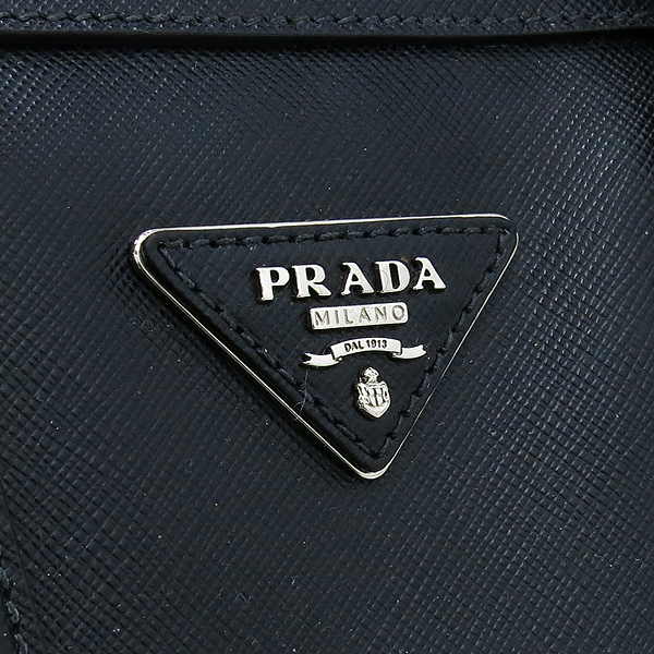 Prada(�����) BL845Y SAFFIANO LUX NERO+TALCO ���ǾƳ� ���� ���� ȭ��Ʈ Ʈ���� �̴� ������ ��Ʈ�� + �����Ʈ�� 2WAY �̹���4 - ���̺��� �߰���ǰ