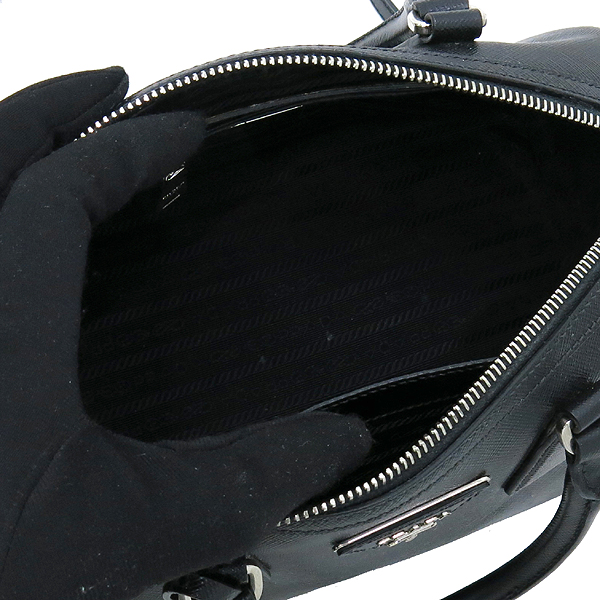 Prada(�����) BL845Y SAFFIANO LUX NERO+TALCO ���ǾƳ� ���� ���� ȭ��Ʈ Ʈ���� �̴� ������ ��Ʈ�� + �����Ʈ�� 2WAY �̹���7 - ���̺��� �߰���ǰ