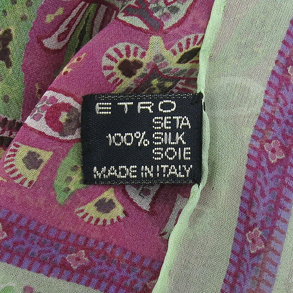 Etro(��Ʈ��) 100% ��ũ ������ ��ī�� �̹���3 - ���̺��� �߰���ǰ