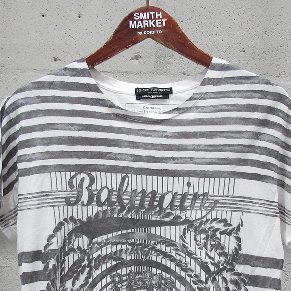 Balmain(�߸�) 14SS ��Ʈ������ ��Ŀ ������ ������ ���� Ƽ���� [���빮��] �̹���2 - ���̺��� �߰���ǰ