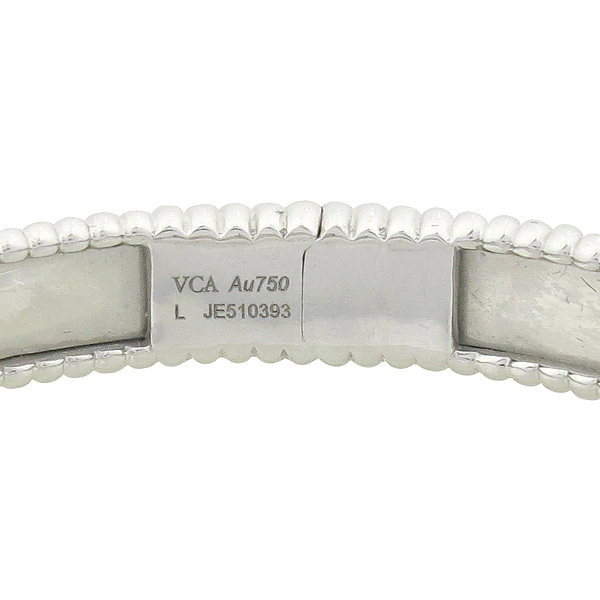 VANCLEEF & ARPELS (��Ŭ�����ؾ���) 18K ȭ��Ʈ ��� �ñ״�ó ������ �극�̽��� ���� - L������ �̹���5 - ���̺��� �߰���ǰ