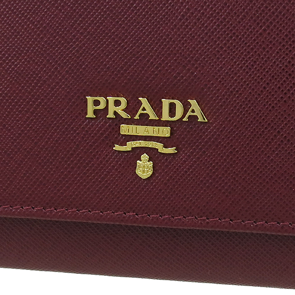 Prada(�����) 1M1290 ��� ��Ż �ΰ� ���� SAFFIANO(���ǾƳ�) CERISE ������ + ü�� ��Ʈ�� �̹���3 - ���̺��� �߰���ǰ