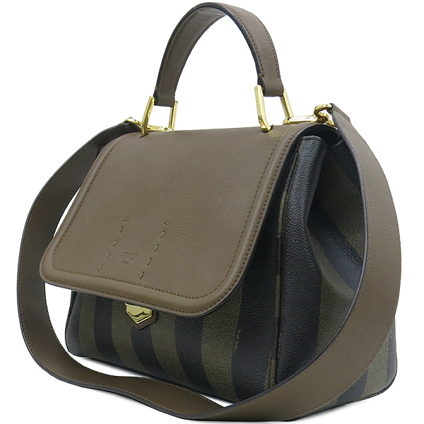 Fendi(���) 8BR722 SILVANA �ǹٳ� �ΰ� PVC ��ī���� ȥ�� �÷� ��Ʈ�� + �����Ʈ�� 2WAY �̹���2 - ���̺��� �߰���ǰ