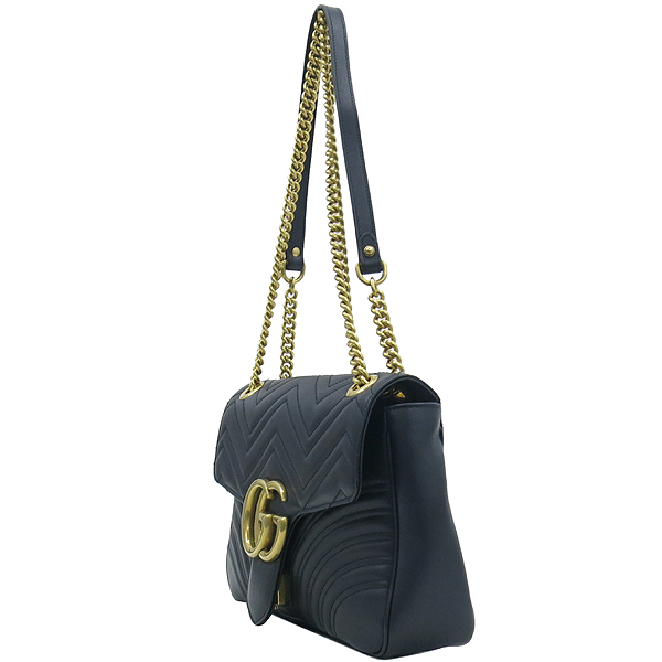 Gucci(����) 443496 ���� Marmont ����Ʈ �̵�� ��Ʋ�� ����� ��Ʈ��Ƽġ GG ����ΰ� �� ��� ü�� �÷� ����� �̹���3 - ���̺��� �߰���ǰ