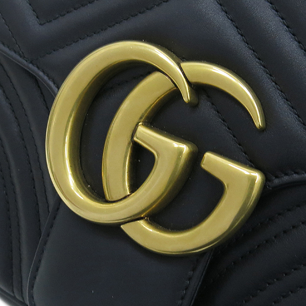 Gucci(����) 443496 ���� Marmont ����Ʈ �̵�� ��Ʋ�� ����� ��Ʈ��Ƽġ GG ����ΰ� �� ��� ü�� �÷� ����� �̹���4 - ���̺��� �߰���ǰ